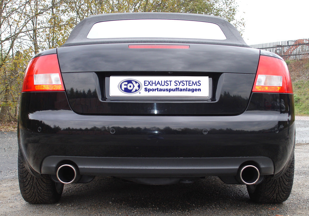 Fox passend fürAudi A4 Typ B7 - Cabrio/ Limousine/ Avant Endschalldämpfer rechts/links - 1x90 Typ 17 rechts/links