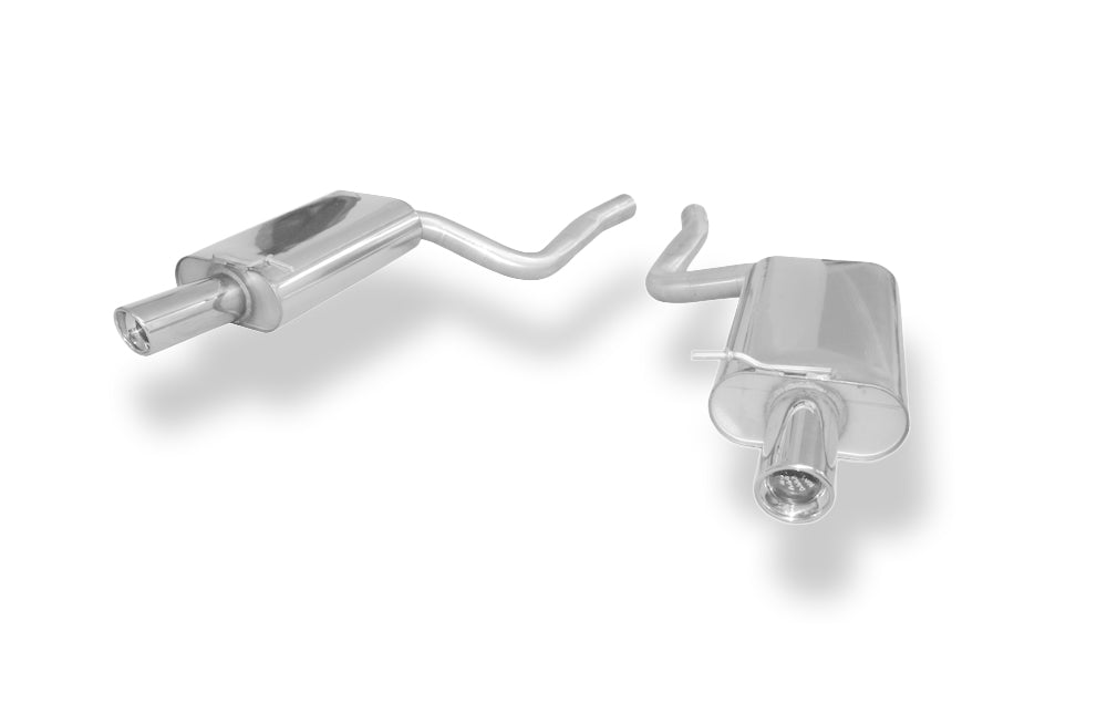 Fox passend für Audi A4 Typ B7 quattro Endschalldämpfer rechts/links Ø63,5mm - 1x90 Typ 17 rechts/links