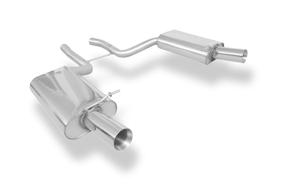 Fox passend fürAudi S4 B6 - Cabrio Endschalldämpfer rechts/links - 1x100 Typ 24 rechts/links