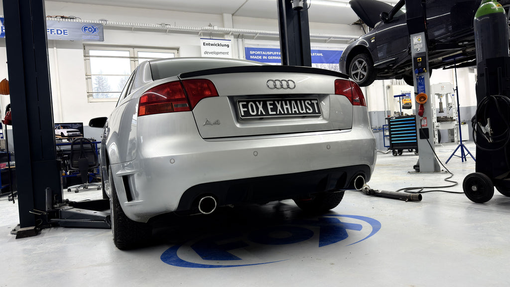 Fox passend für Audi A4 Typ B7 DTM Edition Endschalldämpfer rechts/links - 1x90 Typ 16 rechts/links