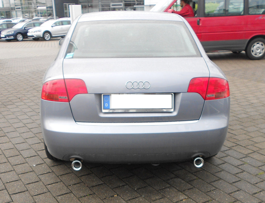 Fox passend für Audi A4 Typ B7 Endschalldämpfer rechts/links - 1x76 Typ 13 rechts/links