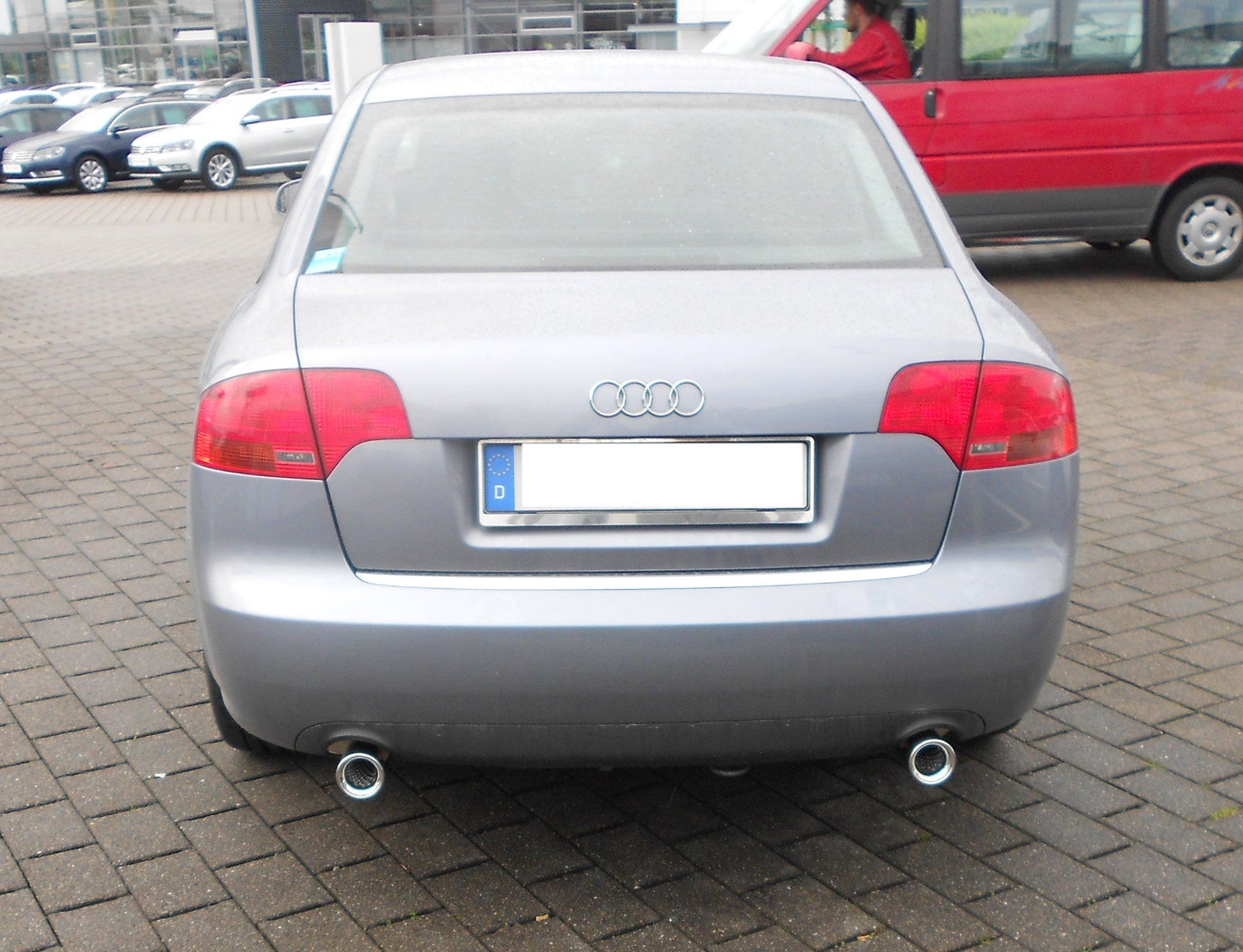 Fox passend für Audi A4 Typ B7 Endschalldämpfer rechts/links - 1x76 Typ 13 rechts/links