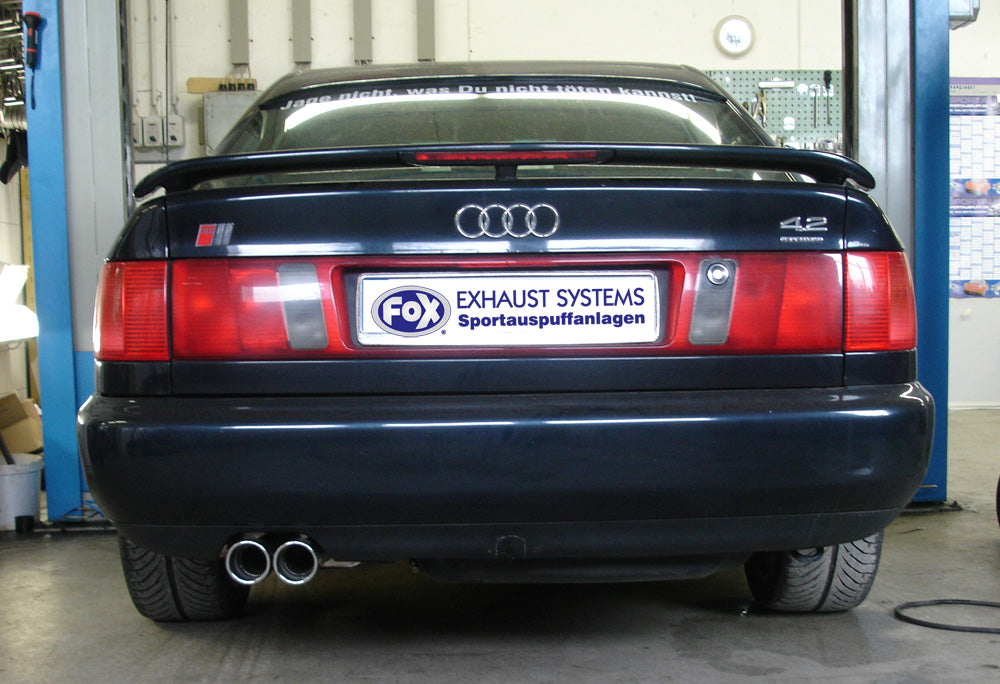 Fox passend fürAudi 100/A6 Typ C4 quattro Endschalldämpfer - 2x80 Typ 16