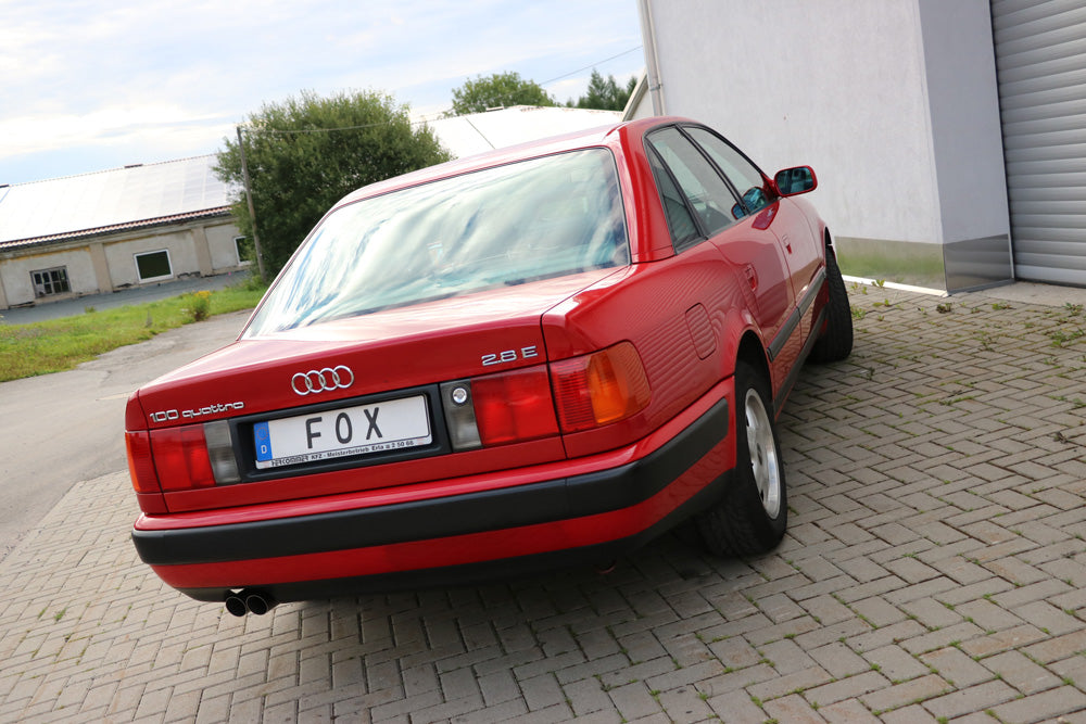 Fox passend für Audi 100/A6 quattro Typ C4 Endschalldämpfer - 2x70 Typ 14