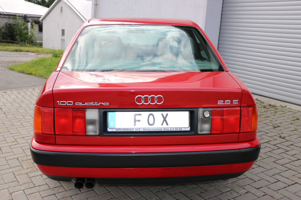 Fox passend fürAudi 100/A6 quattro Typ C4 Endschalldämpfer - 2x70 Typ 14