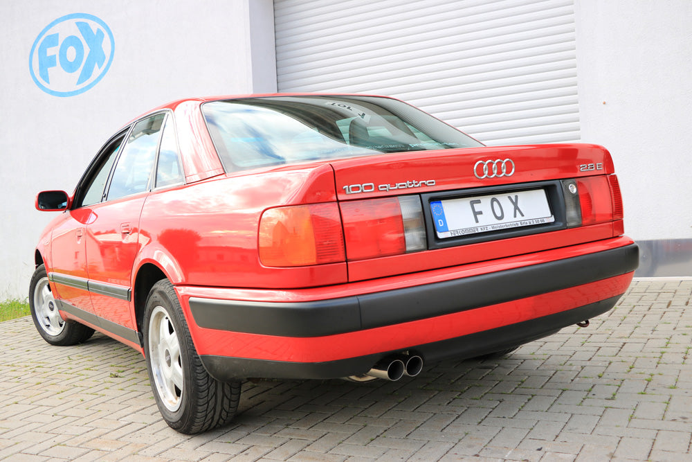 Fox passend fürAudi 100/A6 quattro Typ C4 Endschalldämpfer - 2x70 Typ 14