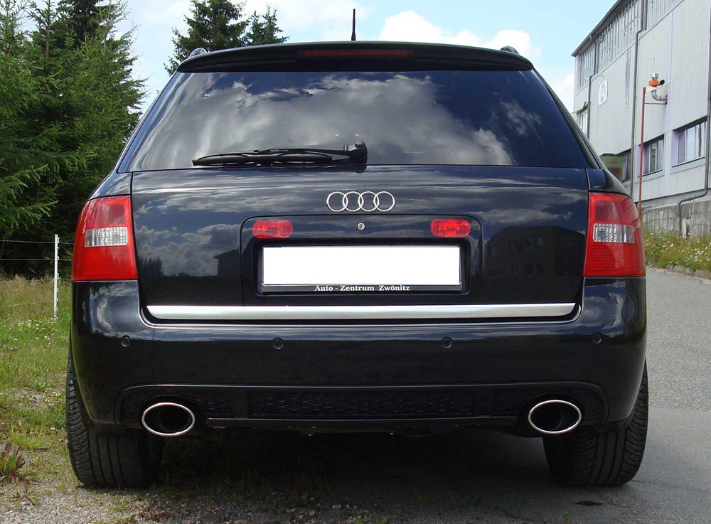 Fox passend für Audi A6/ S6 Typ 4B quattro Endschalldämpfer rechts/links - 140x90 Typ 32 rechts/links für originale RS6-Stoßstange
