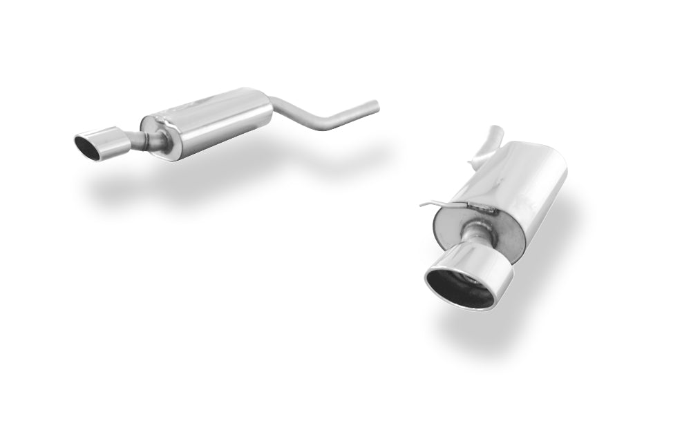 Fox passend fürAudi A6/ S6 Typ 4B quattro Endschalldämpfer rechts/links - 140x90 Typ 32 rechts/links für originale RS6-Stoßstange