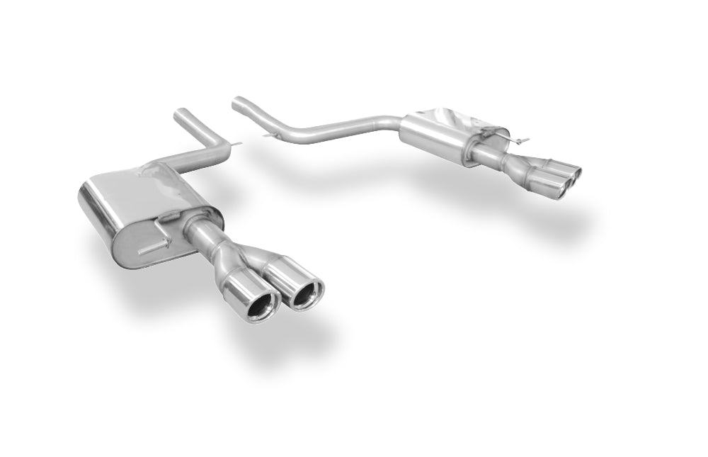 Fox passend fürAudi A6 Typ 4F quattro Endschalldämpfer rechts/links Ø63,5mm - 2x76 Typ 17 rechts/links