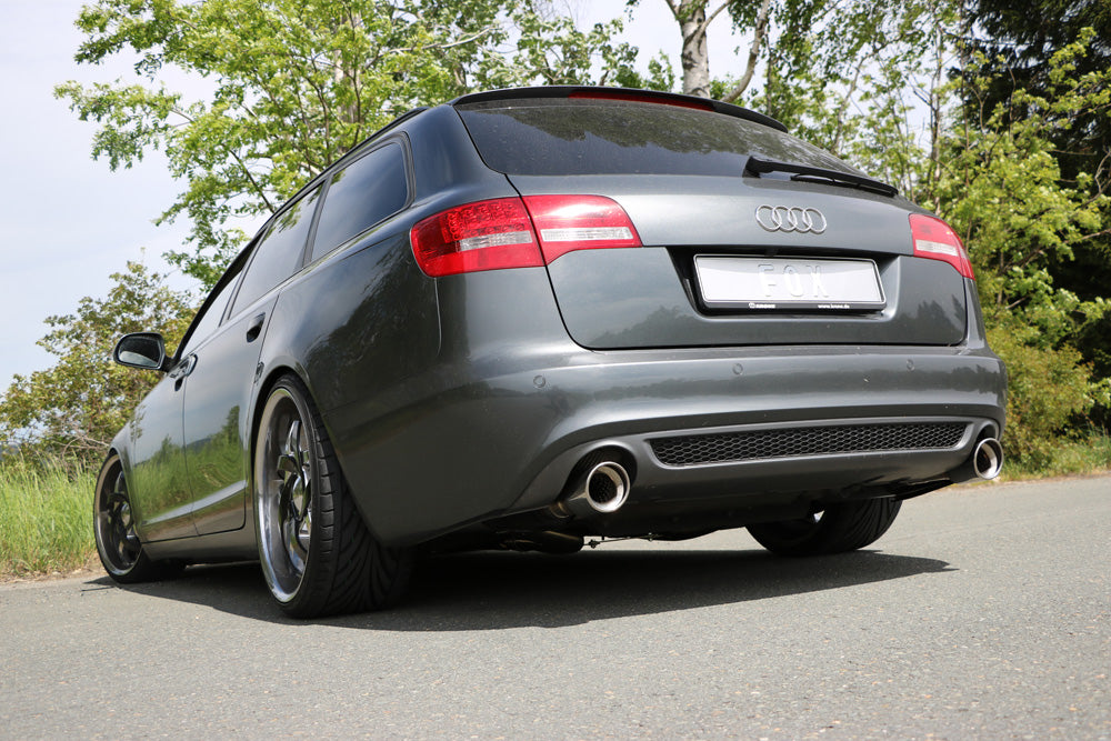 Fox passend für Audi A6 Typ 4F quattro Endschalldämpfer rechts/links Ø63,5mm - 1x100 Typ 17 rechts/links
