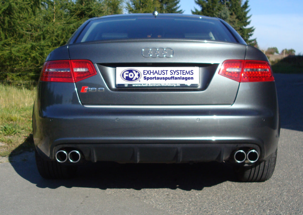 Fox passend für Audi RS6 4F Endschalldämpfer rechts/links - 2x80 Typ 16 rechts/links