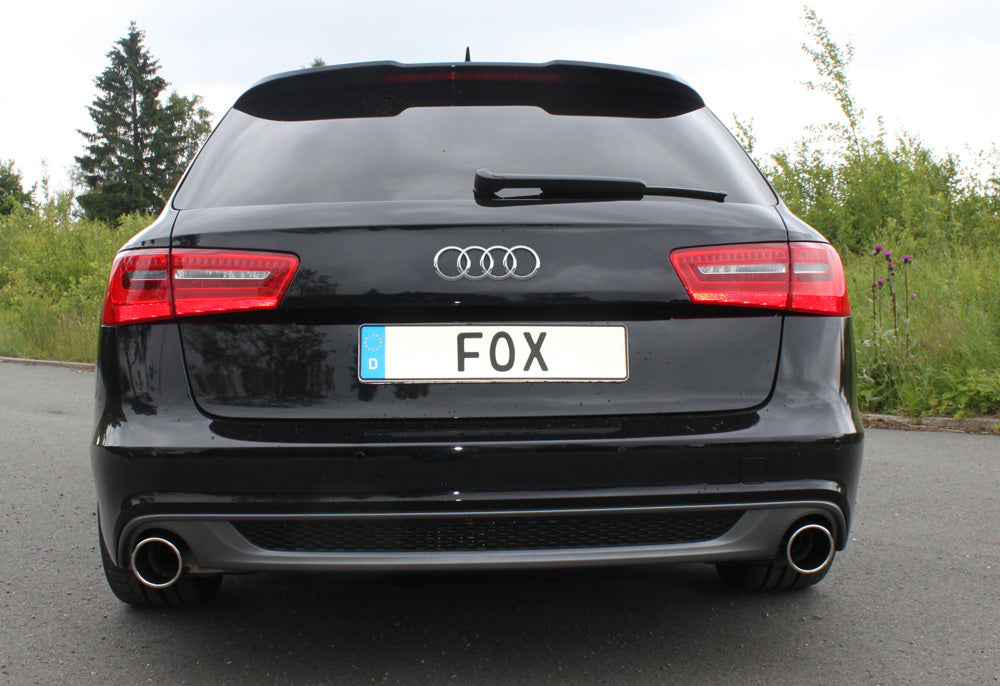 Fox passend fürAudi A6 4G - 3,0l TFSI Endschalldämpfer rechts/links - 1x100 Typ 16 rechts/links