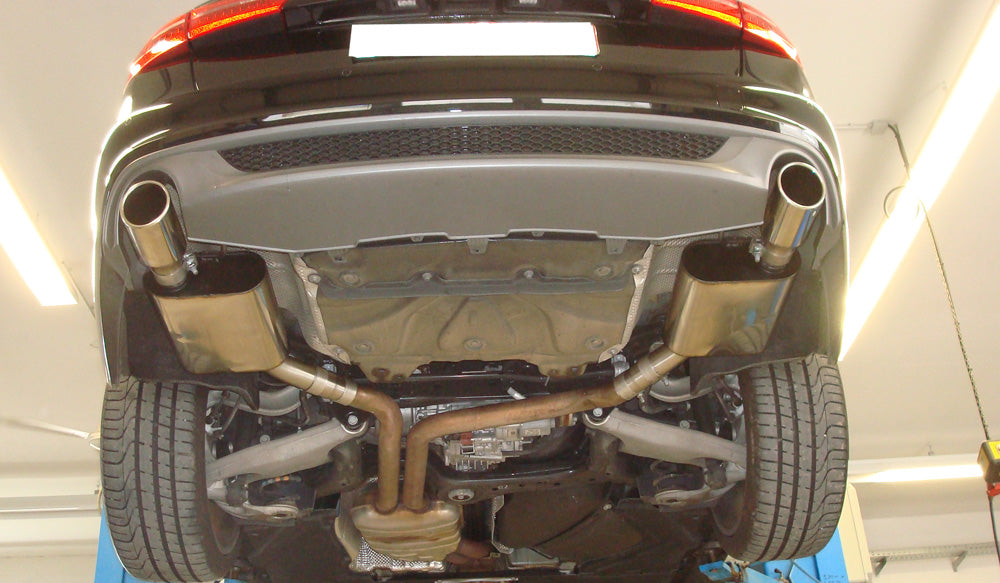 Fox passend fürAudi A6 4G - 3,0l TFSI Endschalldämpfer rechts/links - 1x100 Typ 16 rechts/links