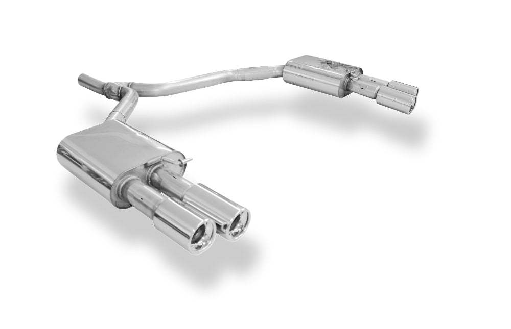 Fox passend fürAudi A6 4G - 2,0l TDI Endschalldämpfer rechts/links zweiflutig - 2x90 Typ 13 rechts/links
