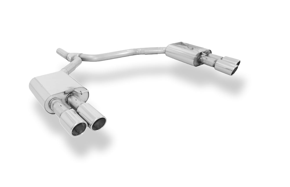 Fox passend fürAudi A6 4G - 2,0l TDI Endschalldämpfer rechts/links zweiflutig - 2x90 Typ 16 rechts/links