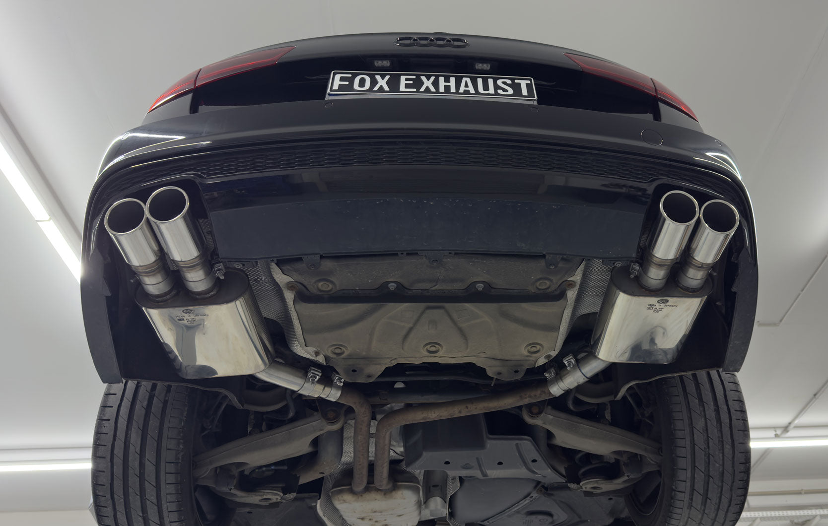 Fox passend fürAudi A6 4G Endschalldämpfer rechts/links zweiflutig - 2x90 Typ 16 rechts/links