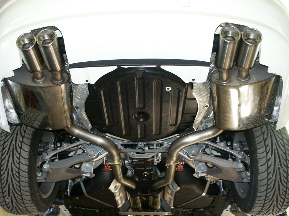 Fox passend für Audi A8 Typ 4E Endschalldämpfer rechts/links Ø70mm - 2x80 Typ 17 rechts/links