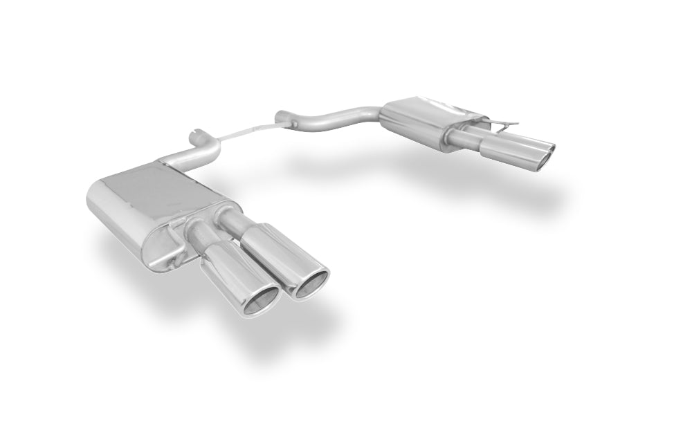 Fox passend für Audi A8 Typ 4E - S8-Optik Endschalldämpfer rechts/links Ø70mm - 2x88x74 Typ 32 rechts/links (S8-Optik)