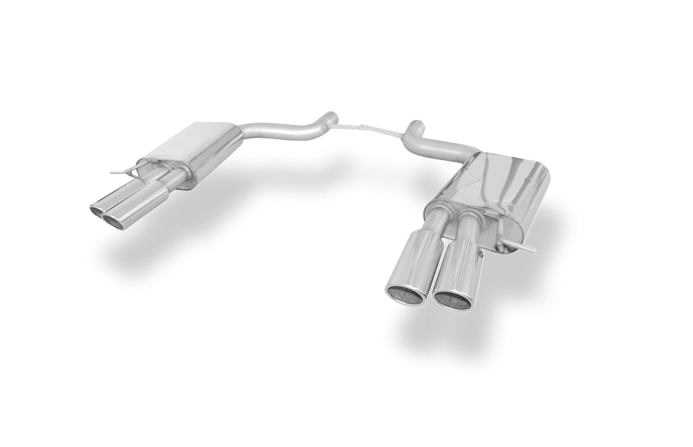 Fox passend fürAudi A8 Typ 4E - S8-Optik Endschalldämpfer rechts/links Ø70mm - 2x88x74 Typ 32 rechts/links (S8-Optik)