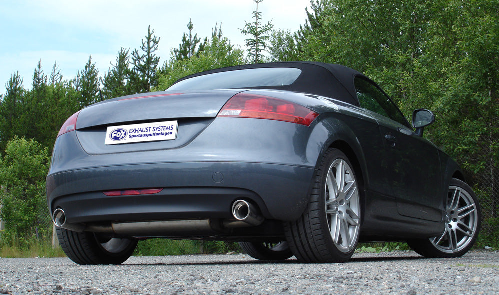 Fox passend für Audi TT 8J - Turbo Endschalldämpfer rechts/links - 1x90 Typ 17 rechts/links