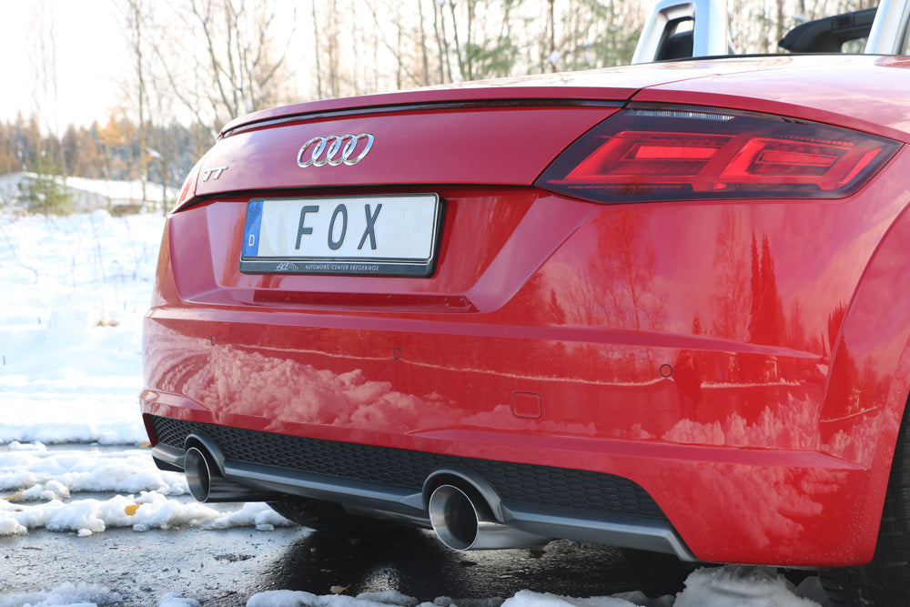 Fox passend fürAudi TT FV3 Frontantrieb 132/169kW Endschalldämpfer rechts/links - 1x100 Typ 25 rechts/links