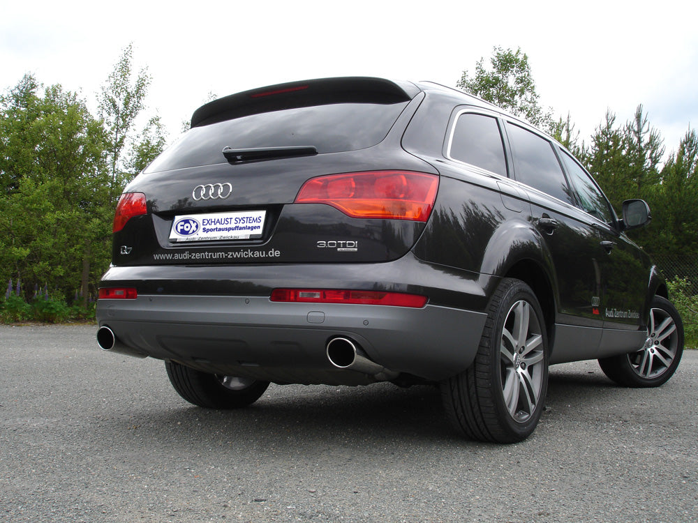 Fox passend fürAudi Q7 - 4L Endrohrpaar zum Aufstecken - 129x106 Typ 32 rechts/links