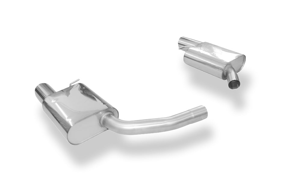 Fox passend fürAudi A4/A5/ S5 quattro - 8T Coupe/Cabrio Endschalldämpfer rechts/links für 1-Rohr - 1x100 Typ 17 rechts/links