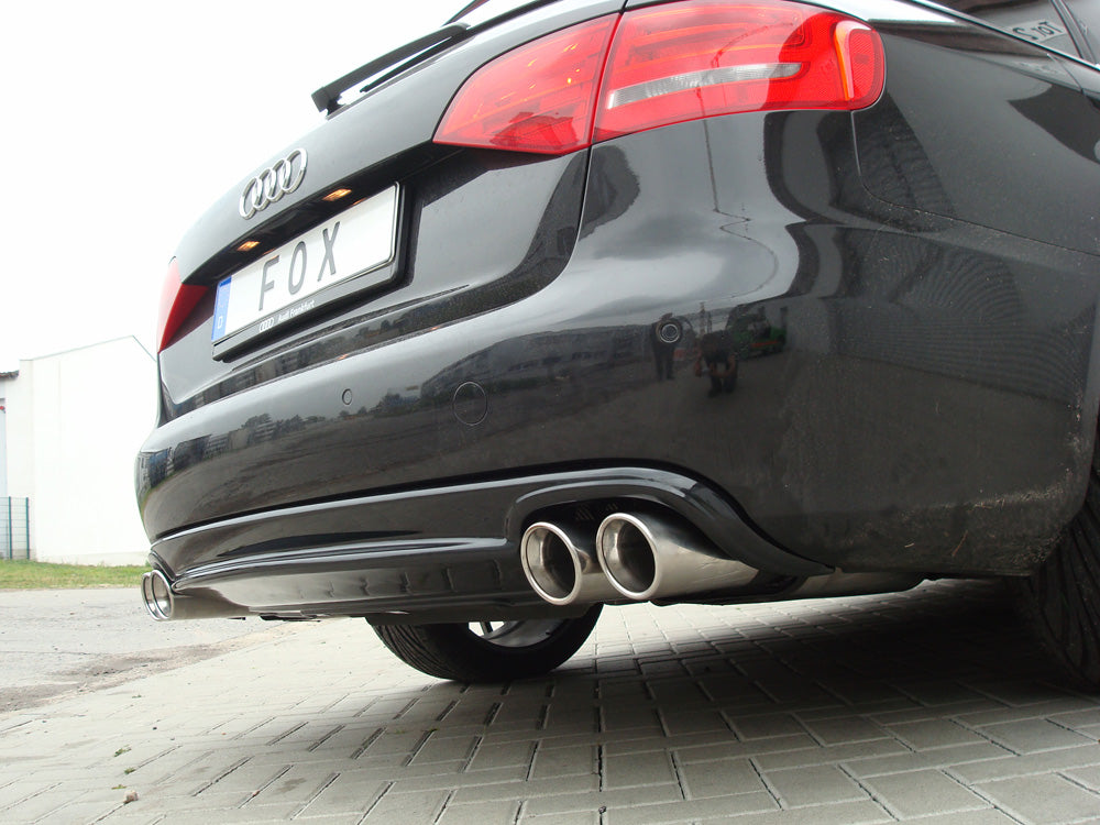 Fox passend für Audi A4/A5/ S5 quattro - B8/ 8T Endschalldämpfer rechts/links für 2-Rohr zweiflutig - 2x90 Typ 17 rechts/links