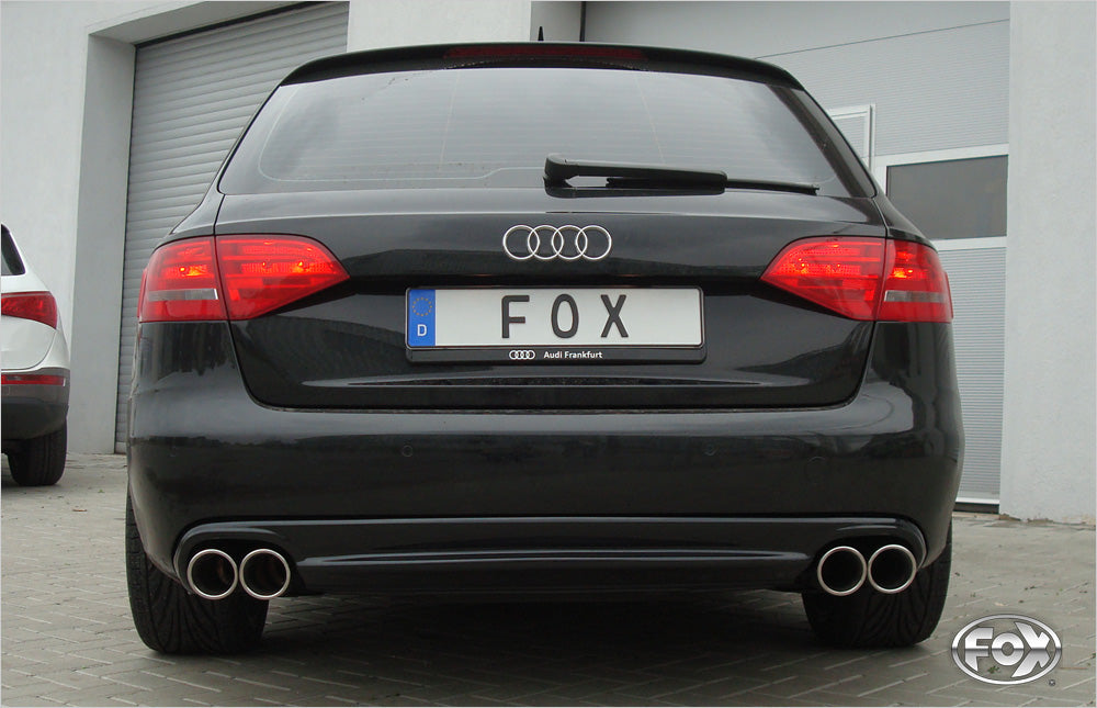 Fox passend fürAudi A4 B8 Limousine/ Avant + S-Line Endschalldämpfer rechts/links zweiflutig - 2x90 Typ 17 rechts/links