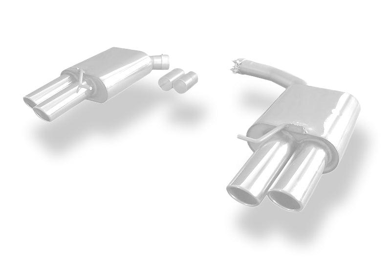 Fox passend fürAudi A4/A5 B8 Limousine/Avant/S-Line Frontantrieb & Quattro Endschalldämpfer rechts/links zweiflutig - 2x88x74 Typ 32 rechts/links