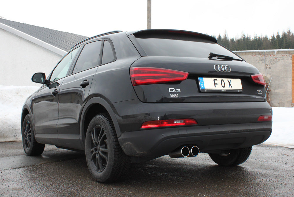 Fox passend für Audi Q3 quattro Diesel Endschalldämpfer - 2x80 Typ 16