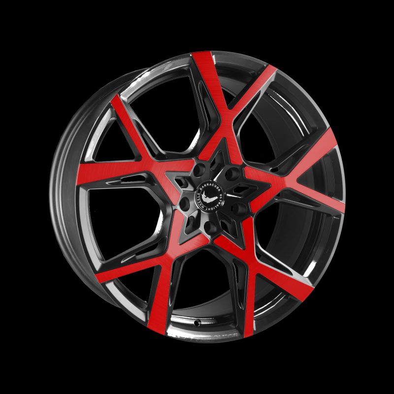 BARRACUDA PROJECT X Gloss black Flashred 10x22 ET40 108