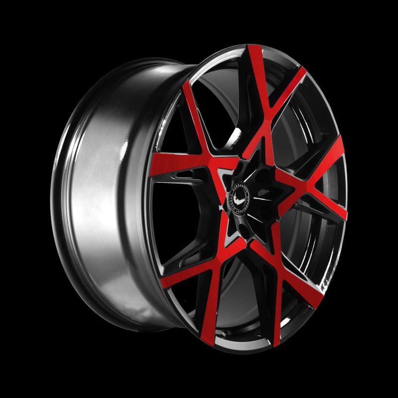 BARRACUDA PROJECT X Gloss black Flashred 10x22 ET40 114