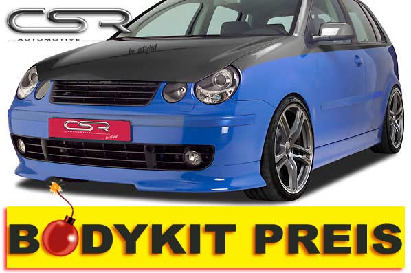 CSR Bodykit Tuning Spoiler Set für VW Polo 9N BK082
