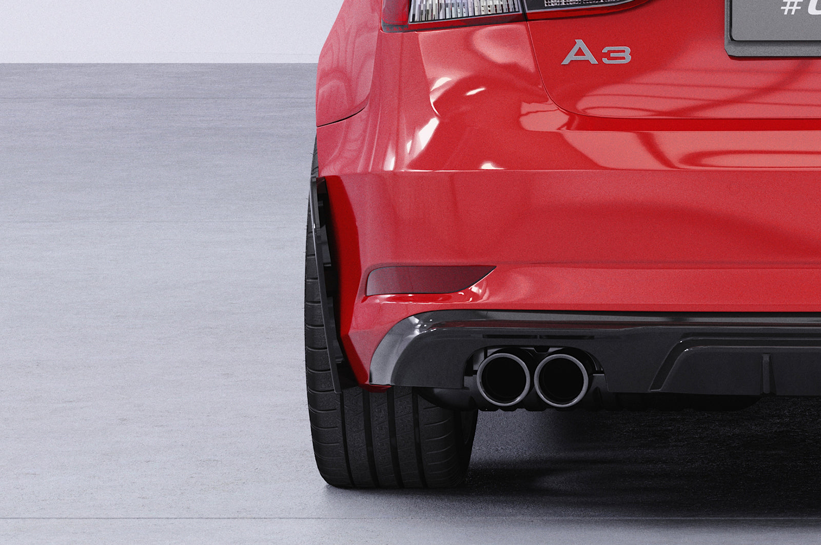 CSR Side Blades / Side Spats mit ABE für Audi A3 (8V) BL002