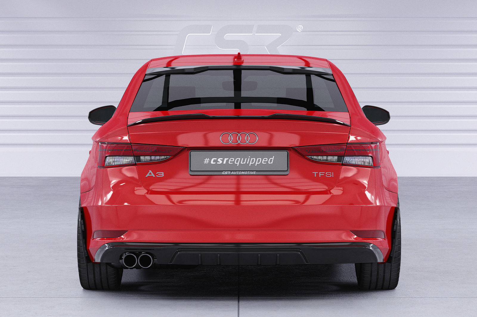 CSR Side Blades / Side Spats mit ABE für Audi A3 (8V) BL002-L Unlackiert roh (Lackierung erforderlich)
