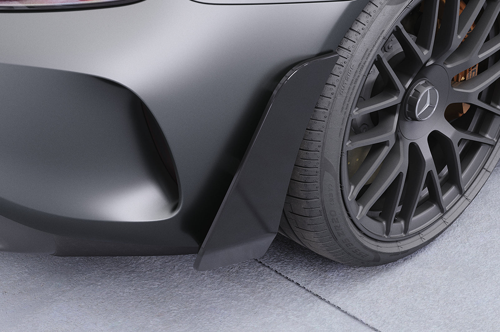 CSR Side Blades / Side Spats mit ABE für Mercedes-Benz AMG GT (190) GT C / GT R BL003