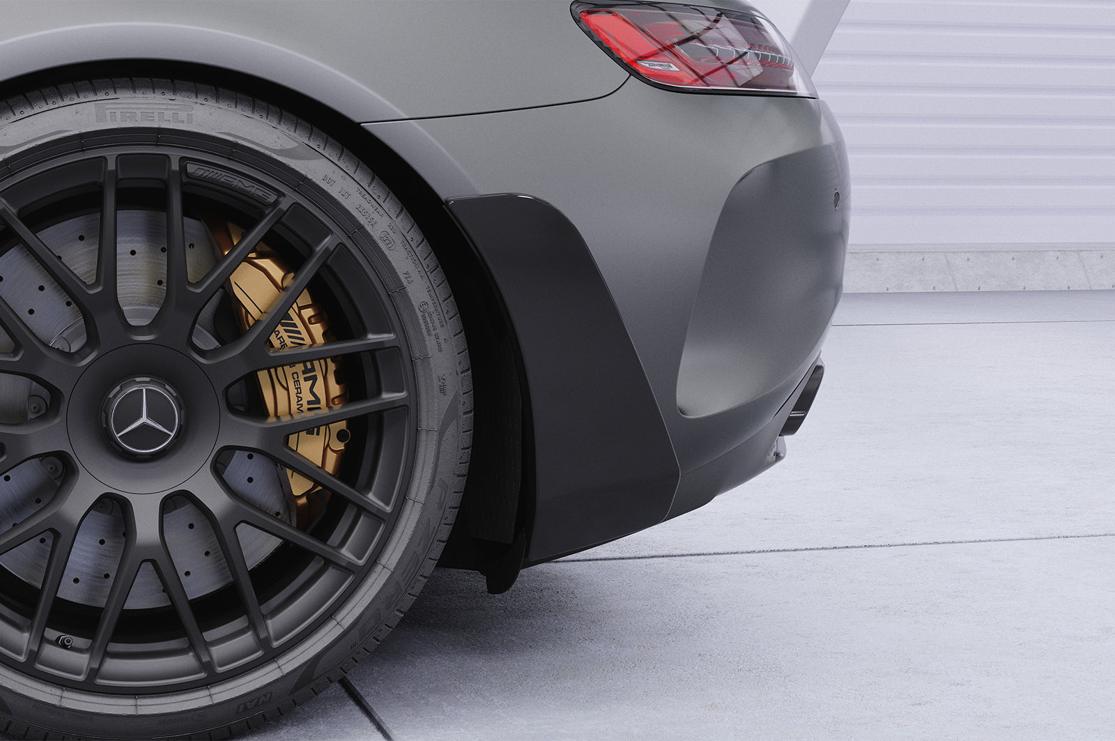 CSR Side Blades / Side Spats mit ABE für Mercedes-Benz AMG GT (190) GT C / GT R BL003