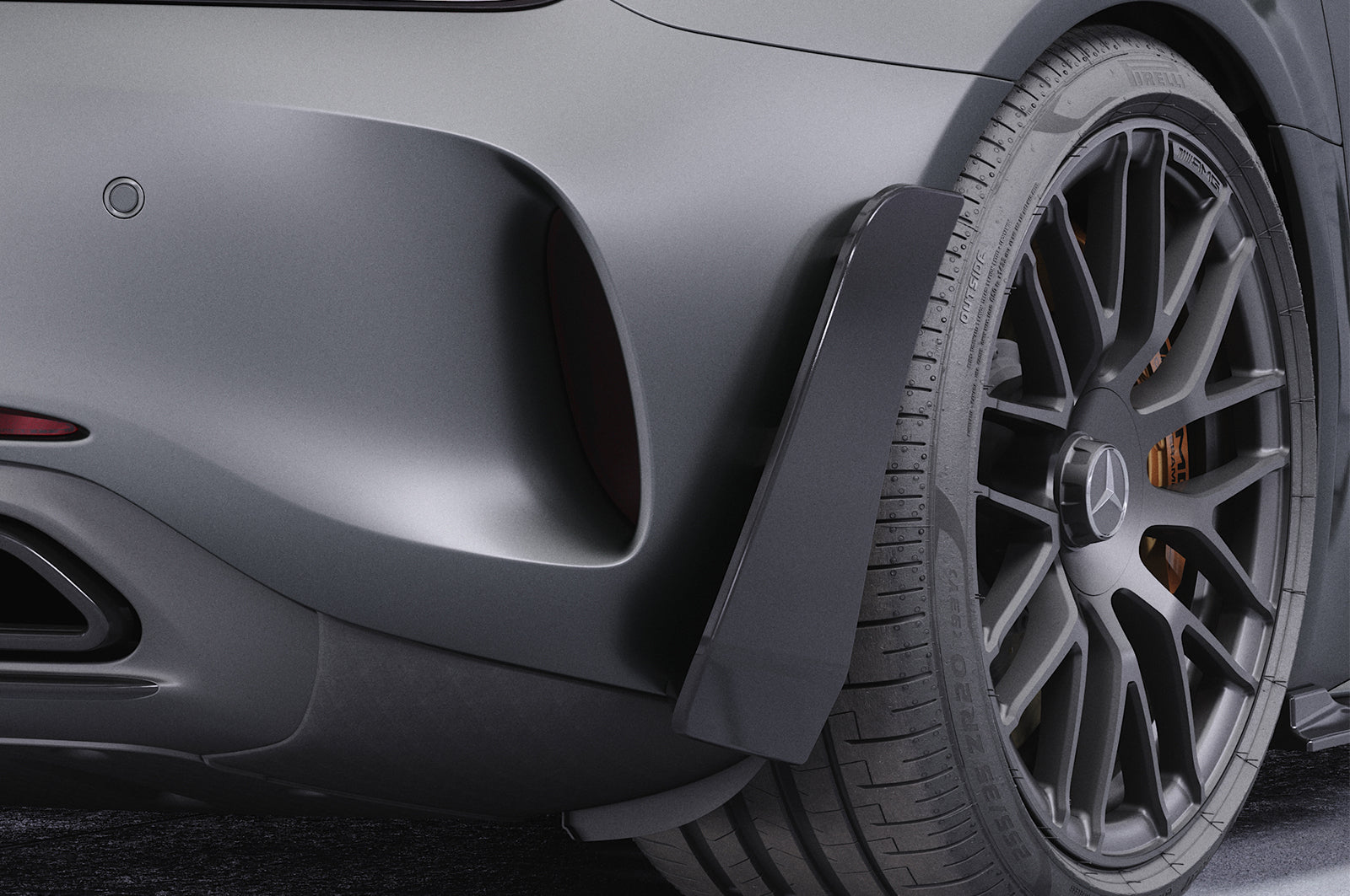 CSR Side Blades / Side Spats mit ABE für Mercedes-Benz AMG GT (190) GT C / GT R BL003