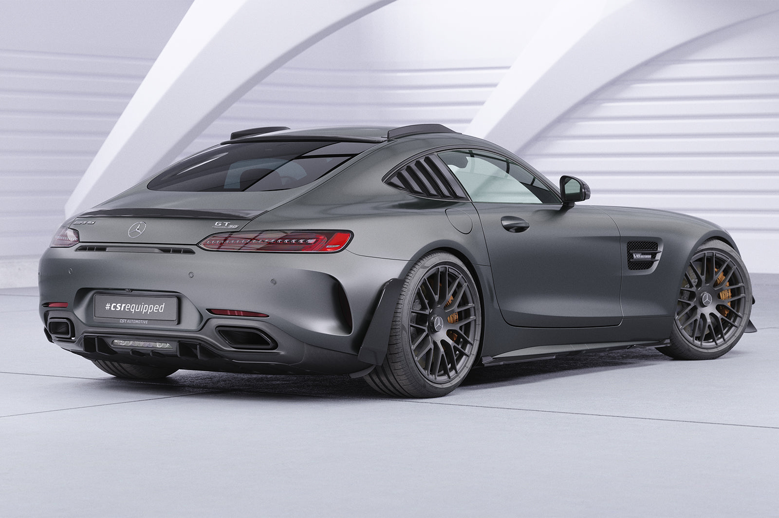 CSR Side Blades / Side Spats mit ABE für Mercedes-Benz AMG GT (190) GT C / GT R BL003