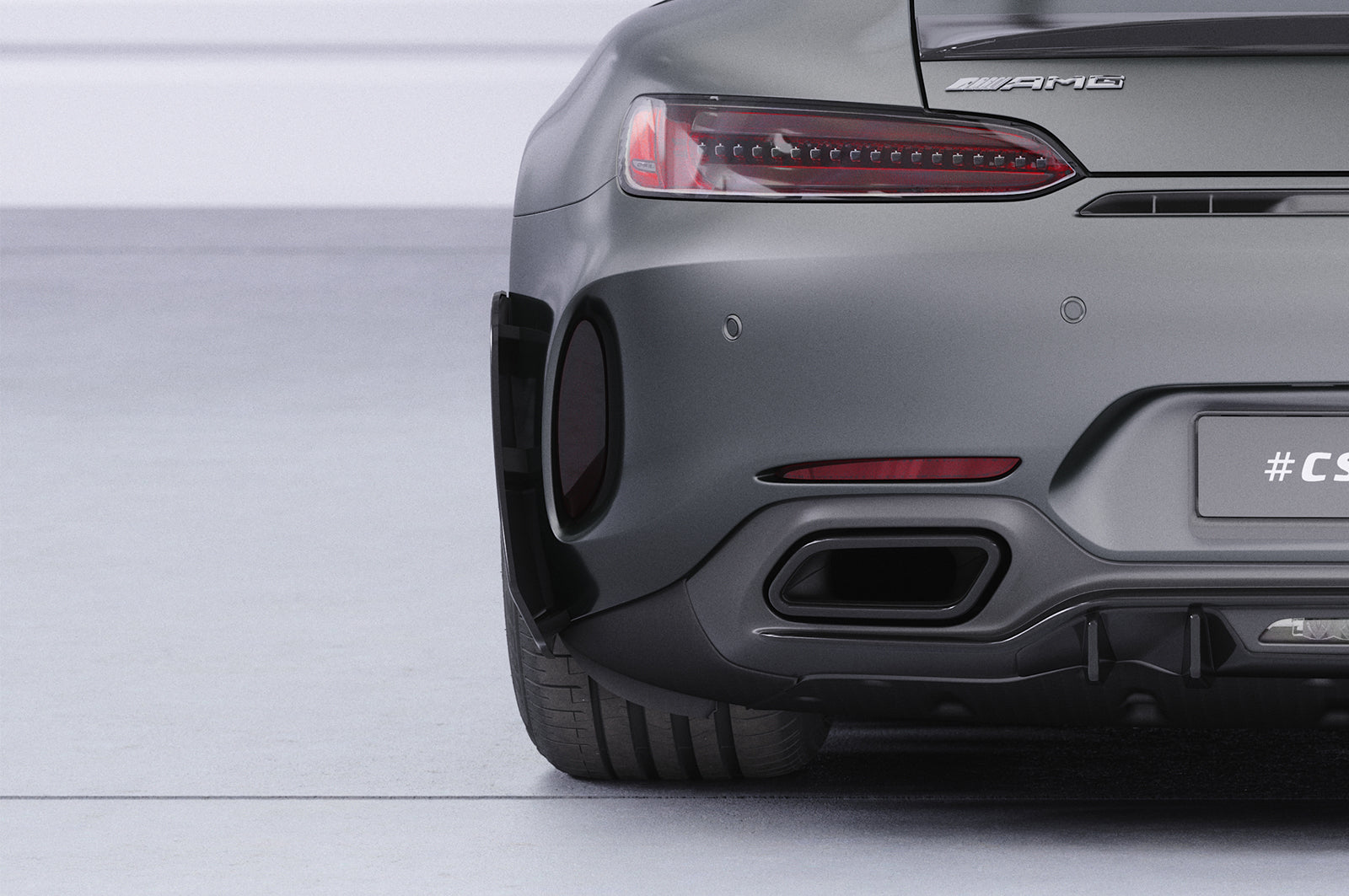 CSR Side Blades / Side Spats mit ABE für Mercedes-Benz AMG GT (190) GT C / GT R BL003