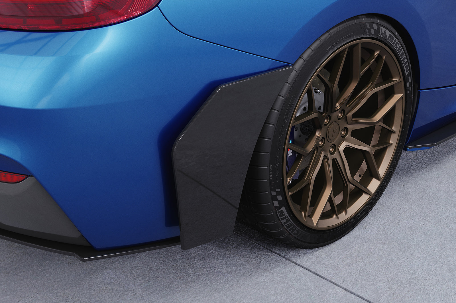 CSR Side Blades / Side Spats mit ABE für BMW 2er F22 / F23 M-Paket BL004