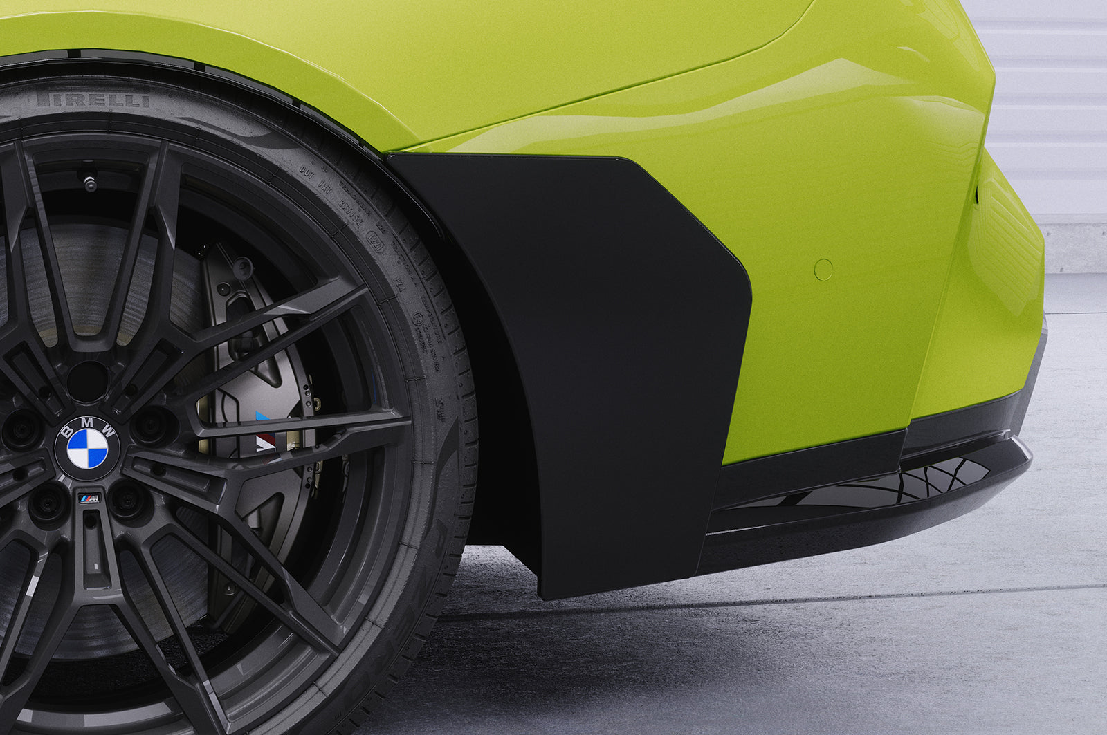 CSR Side Blades / Side Spats mit ABE für BMW M3 G81 BL008-C Carbon Look Hochglanz (keine Lackierung erforderlich)