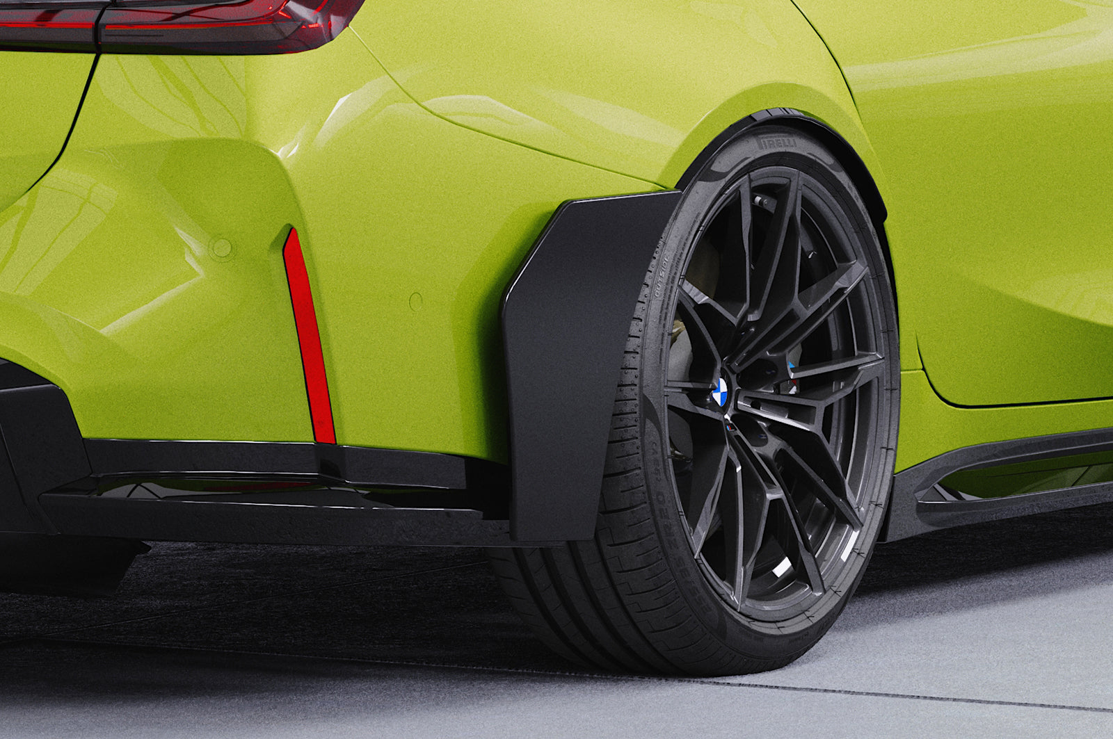 CSR Side Blades / Side Spats mit ABE für BMW M3 G81 BL008-C Carbon Look Hochglanz (keine Lackierung erforderlich)