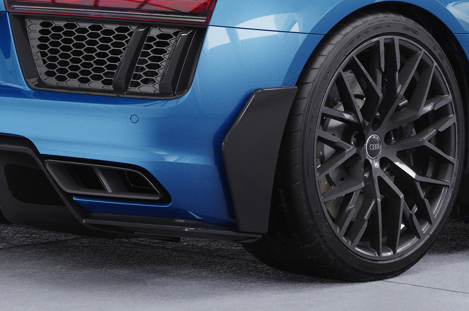CSR Side Blades / Side Spats mit ABE für Audi R8 (Typ 4S) BL012