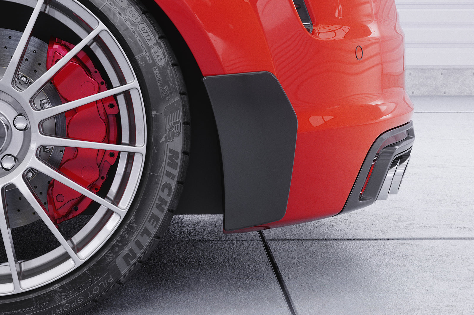 CSR Side Blades / Side Spats mit ABE für Audi TT FV/8S BL016