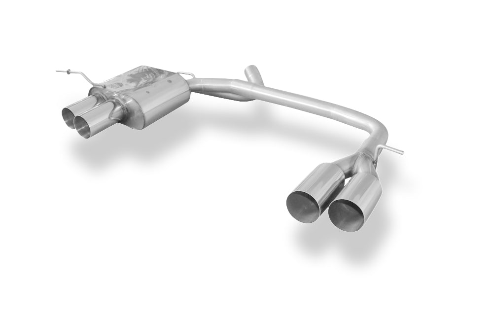 Fox passend fürBMW E87 118d 120d Endschalldämpfer Ausgang rechts/links  - 2x76 Typ 10 rechts/links