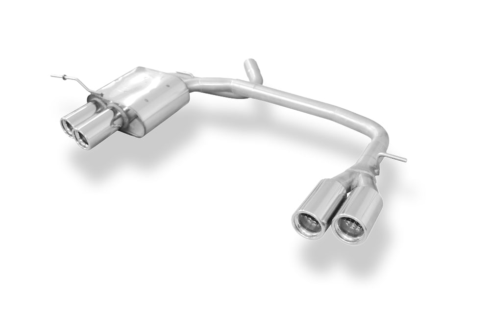 Fox passend fürBMW E87 118d 120d Endschalldämpfer Ausgang rechts/links - 2x76 Typ 13 rechts/links