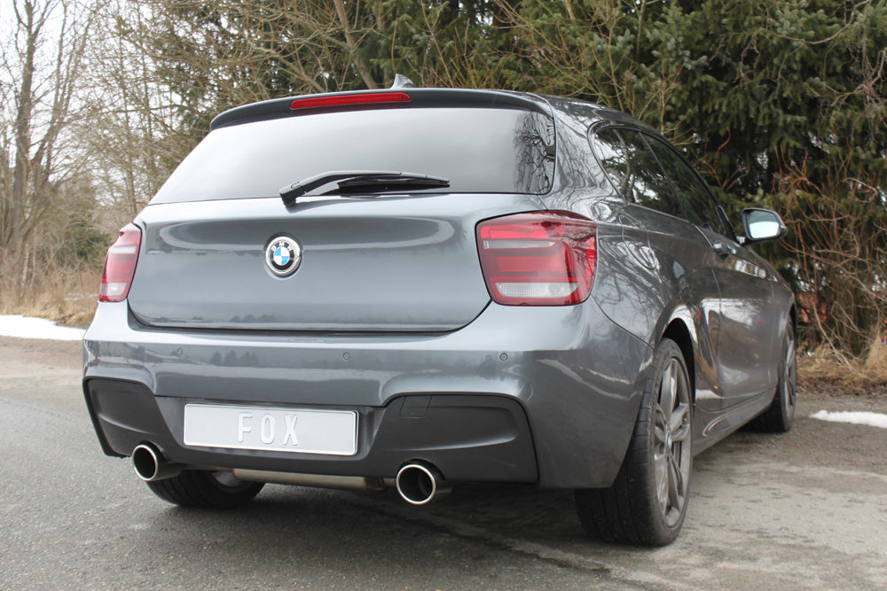 Fox passend fürBMW F20/F21 - M135i Endschalldämpfer quer Ausgang rechts/links - 1x100 Typ 16 rechts/links