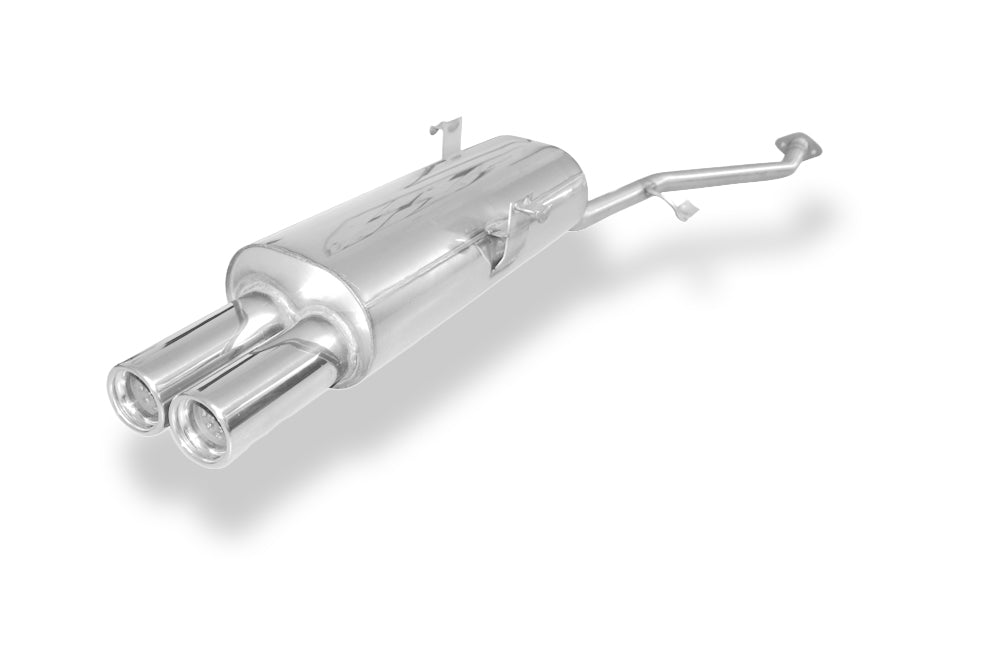 Fox passend fürBMW E30 316i/ 318i ab 9/87` Halbanlage ab Kat mit 2-Loch Flansch - 2x76 Typ 13